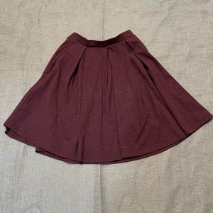 Purple Sparkle Flare LuLa Roe Skirt with Pockets!